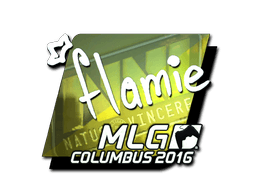 Klistermærke (flamie folie MLG Columbus 2016)