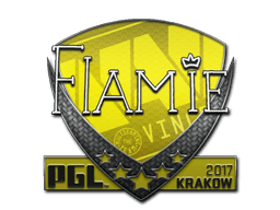 Naklejka (flamie Kraków 2017)