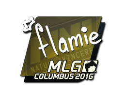 Naklejka (flamie MLG Columbus 2016)