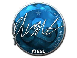 สติกเกอร์ (flusha ฟอยล์ Katowice 2019)