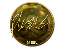 สติกเกอร์ (flusha ทอง Katowice 2019)