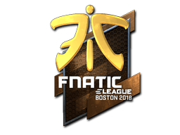 Klistermærke (Fnatic folie Boston 2018)