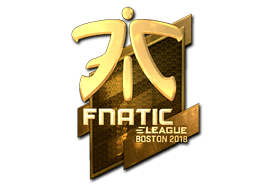 Samolepka (Fnatic zlatá Boston 2018)
