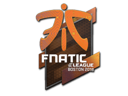 Klistermærke (Fnatic holo Boston 2018)