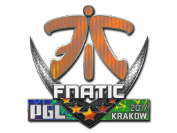 Klistermærke (Fnatic holo Krakow 2017)