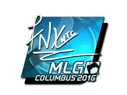Klistermærke (fnx folie MLG Columbus 2016)