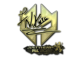 Samolepka (fnx zlatá PGL Antwerp 2022)