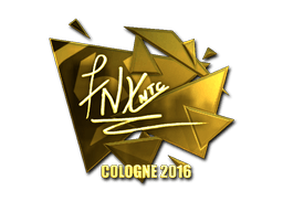 Samolepka (fnx zlatá ESL Cologne 2016)