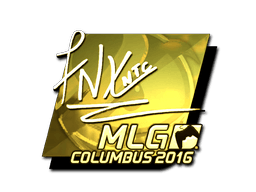 Samolepka (fnx zlatá MLG Columbus 2016)