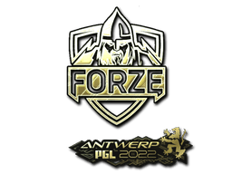 Samolepka (forZe eSports zlatá PGL Antwerp 2022)