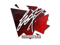 Klistermærke (fox Cologne 2016)