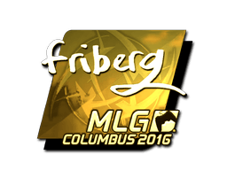 Samolepka (friberg zlatá MLG Columbus 2016)