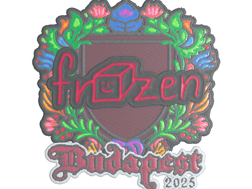 Samolepka (frozen vyšívaná StarLadder Budapest 2025)