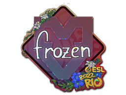 Samolepka (frozen třpytivá IEM Rio 2022)