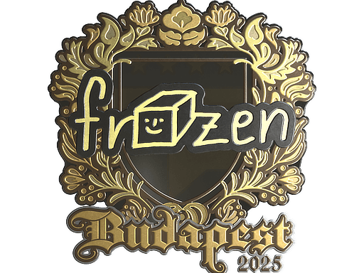 Samolepka (frozen zlatá StarLadder Budapest 2025)