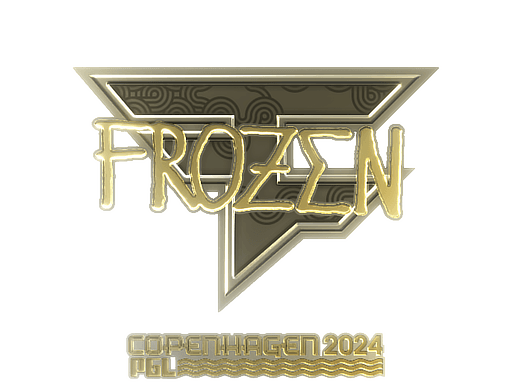 Samolepka (frozen zlatá PGL Copenhagen 2024)