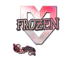 Samolepka (frozen holografická BLAST.tv Paris 2023)