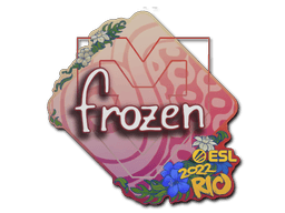 Samolepka (frozen IEM Rio 2022)