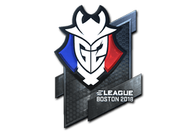 Klistermærke (G2 Esports folie Boston 2018)