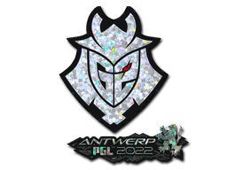 Klistermærke (G2 Esports glitter Antwerp 2022)