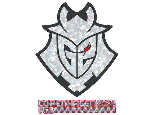 Klistermærke (G2 Esports glitter Copenhagen 2024)
