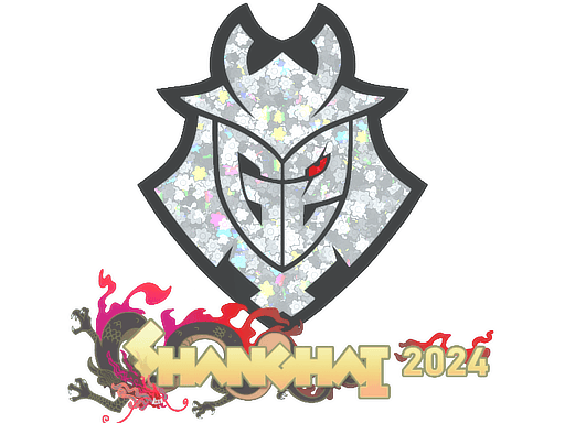 Klistermærke (G2 Esports glitter Shanghai 2024)