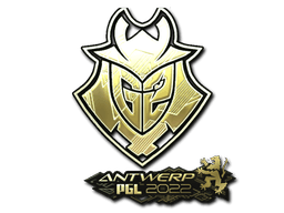 Samolepka (G2 Esports zlatá PGL Antwerp 2022)