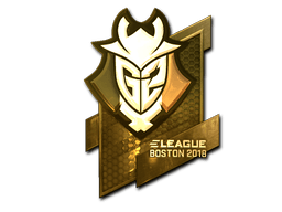 Samolepka (G2 Esports zlatá Boston 2018)