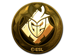 Samolepka (G2 Esports zlatá Katowice 2019)