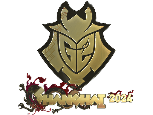 Samolepka (G2 Esports zlatá Perfect World Shanghai 2024)