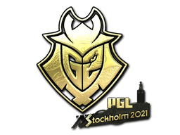 Samolepka (G2 Esports zlatá PGL Stockholm 2021)