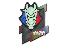 Klistermærke (G2 Esports holo Boston 2018)
