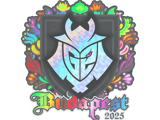 Klistermærke (G2 Esports holo Budapest 2025)