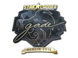 สติกเกอร์ (gade ทอง Berlin 2019)