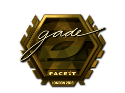 สติกเกอร์ (gade ทอง London 2018)