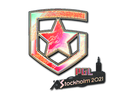 Klistermærke (Gambit Gaming holo Stockholm 2021)
