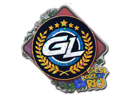 Klistermærke (GamerLegion glitter Rio 2022)
