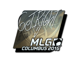 Adesivo (GeT_RiGhT Foil MLG Columbus 2016)