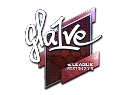 Klistermærke (gla1ve folie Boston 2018)