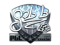 Klistermærke (gob b folie Krakow 2017)