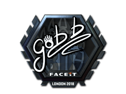 Klistermærke (gob b folie London 2018)