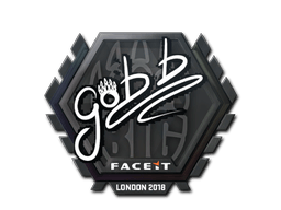 Samolepka (gob b London 2018)