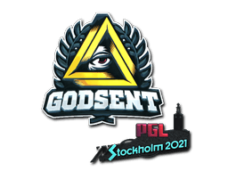 Klistermærke (GODSENT folie Stockholm 2021)