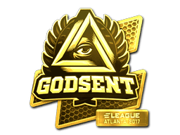 Samolepka (GODSENT zlatá Atlanta 2017)