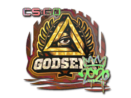 Klistermærke (GODSENT holo RMR 2020)
