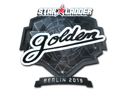 Klistermærke (Golden folie Berlin 2019)