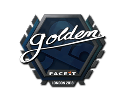 Samolepka (Golden London 2018)