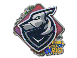 Klistermærke (Grayhound Gaming glitter Rio 2022)