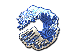 Klistermærke (Great Wave folie)