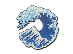 Klistermærke (Great Wave)